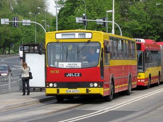 Jelcz #9030 na linii 131, al. J. Kochanowskiego, 2009.04.27