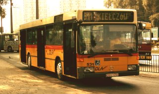 Mercedes #531 jako linia 611, pl. Grunwaldzki