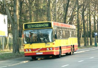 Volvo #8028 jako linia 127, ul. Sudecka