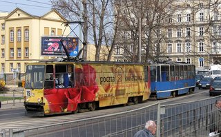 Skład 2492+2493 na linii 15, Podwale, 2009.04.06