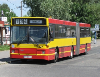 Volvo B10MA #8027 na linii 134, Nowy Dwór, 2010.06.16