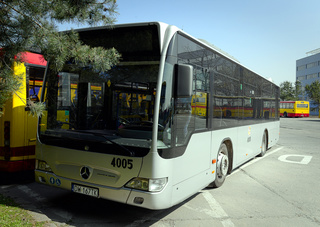 Citaro 4005 na placu postojowym zajezdni nr 9.