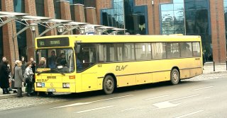 Mercedes #522 jako linia 501, pl. Dominikański