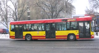 Volvo #7007 jako linia C, pl. Grunwaldzki