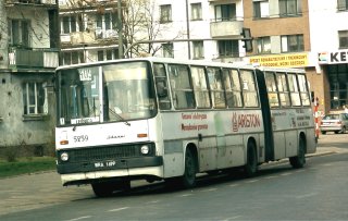 Ikarus #5259 jako linia 409, ul. Dworcowa