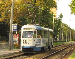 102Na #2073 jako linia 20, pl. Powstańców Śląskich