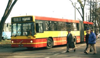 Volvo #8012 jako linia EX, pętla Osobowice