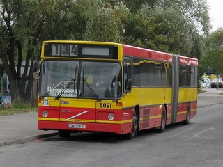 Volvo B10MA już na linii zajezdni nr VII, 2009.10.02