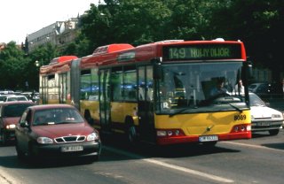 Volvo #8089 jako linia 149, ul. Skłodowskiej-Curie