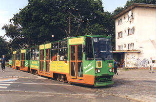 Skłąd 2388+2387 jako linia 10, ul. Wróblewskiego