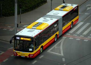 MAN 4605 jako linia 146, ul. Borowska.