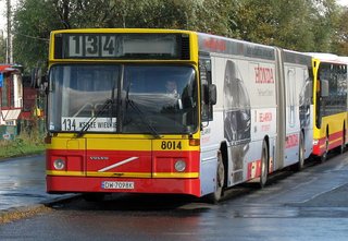 Volvo B10MA #8014 na linii 134, Nowy Dwór, 2009.10.13