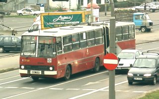 Ikarus #5164 jako linia 142, ul. Legnicka