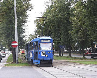 102Na #2034 jako linia 20, ul. Powstańców Śląskich