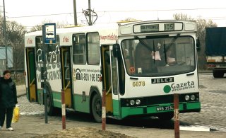 M11 #6078 jako linia 105, pętla Kromera