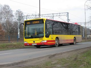 #7304 na linii 409, ul. Żernicka, 2009.03.28 