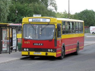 Jelcz #9025 na linii 132, Nowy Dwór, 2009.06.01