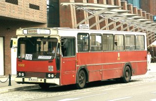M11 #6082 jako zatramwaj linii 702, pl. Dominikański