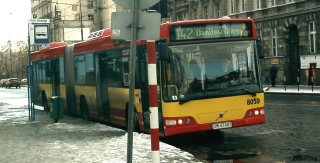 Volvo #8059 jako linia 142, ul. Pomorska