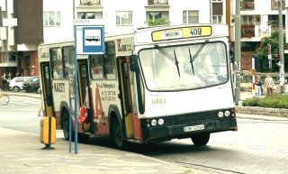 M11 #6083 jako linia 409, ul. Dworcowa