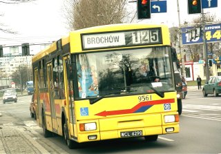 Gniot #9561 jako linia 125, ul. Sucha