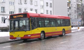 Volvo #7010 jako linia 406, ul. Dworcowa