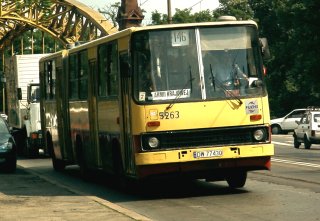 Ikarus #5263 jako linia 146, ul. Skłodowskiej-Curie