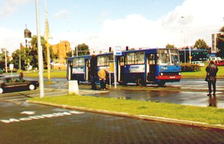 Ikarus #5218 jako linia 136, ul. Bardzka
