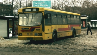 Gniot #9509 jako linia 308, pl. Powstańców Wielkopolskich