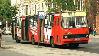 Ikarus #5266 jako zatramwaj linii 707, ul. Świdnicka