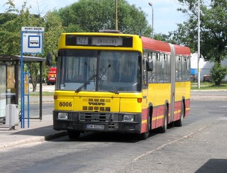 Volvo-Jelcz #8006 w służbie na linii 122, Nowy Dwór, 2010.06.28