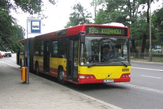 Volvo #8099 jako linia 135, ul. Sucha