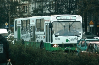 120M #9026 jako linia E, ul. Skłodowskiej-Curie