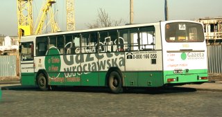 120M #9023 jako linia 316, pętla Kromera