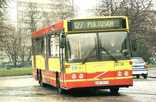 Volvo #8034 jako linia 127, ul. Rybacka
