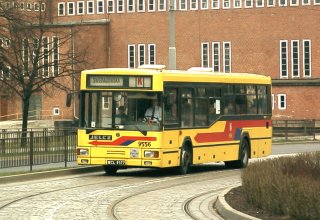 Gniot #9556 jako linia K, ul. Nowy Świat