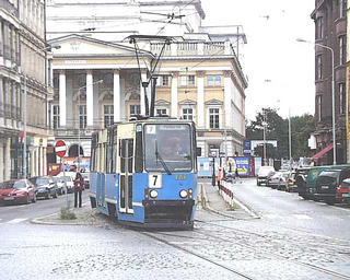 Skład 2316+2315 jako linia 7, pl. Teatralny