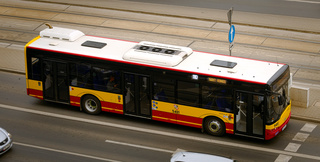 Solaris 5421 jako linia 110, ul. Borowska przy skrzyżowaniu z Suchą.