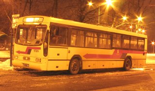 Gniot #9526 jako linia 112, pętla Krzyki