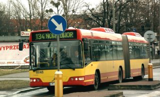 Volvo #8048 jako linia 134, ul. Kamienna