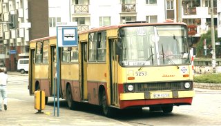 Ikarus #5253 jako linia 409, ul. Dworcowa
