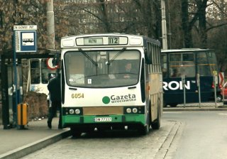 M11 #6054 jako linia 112, ul. Peronowa