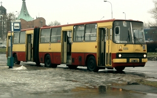 Ikarus #5258 jako linia 136, ul. Bardzka