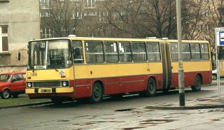 Ikarus #5292 jako linia 403, pl. Solidarności