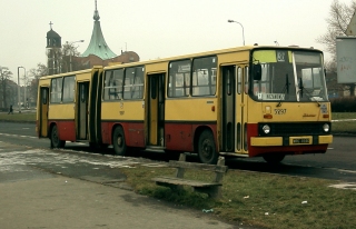 Ikarus #5297 jako linia 136, ul. Bardzka