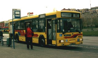 Gniot #9543 jako linia K, al. Armii Krajowej
