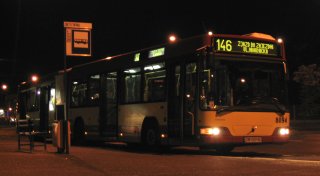 Volvo #8094 jako linia 146, al. Armii Krajowej
