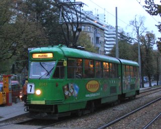102Na #2041'' jako linia 7, ul. Powstańców Śląskich
