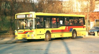 Gniot #9559 jako linia N, ul. Sucha