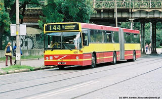 Volvo #8011 jako linia 144, ul. ZIelińskiego